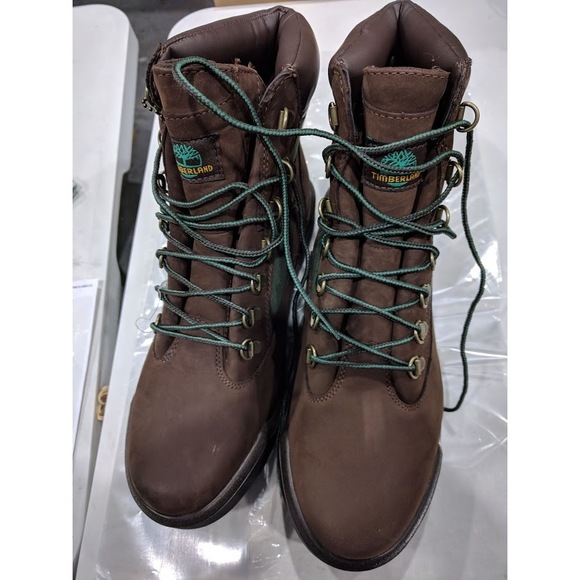 Timberland mens 6-inch Waterproof Field  Chocolate Old River Nubuck  9.5